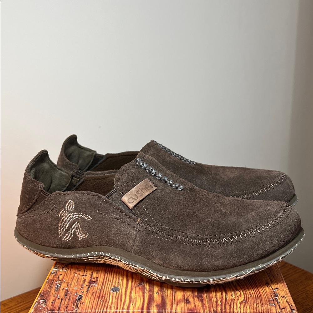 Cushe Men's Dark Brown Suede Slip-Ons